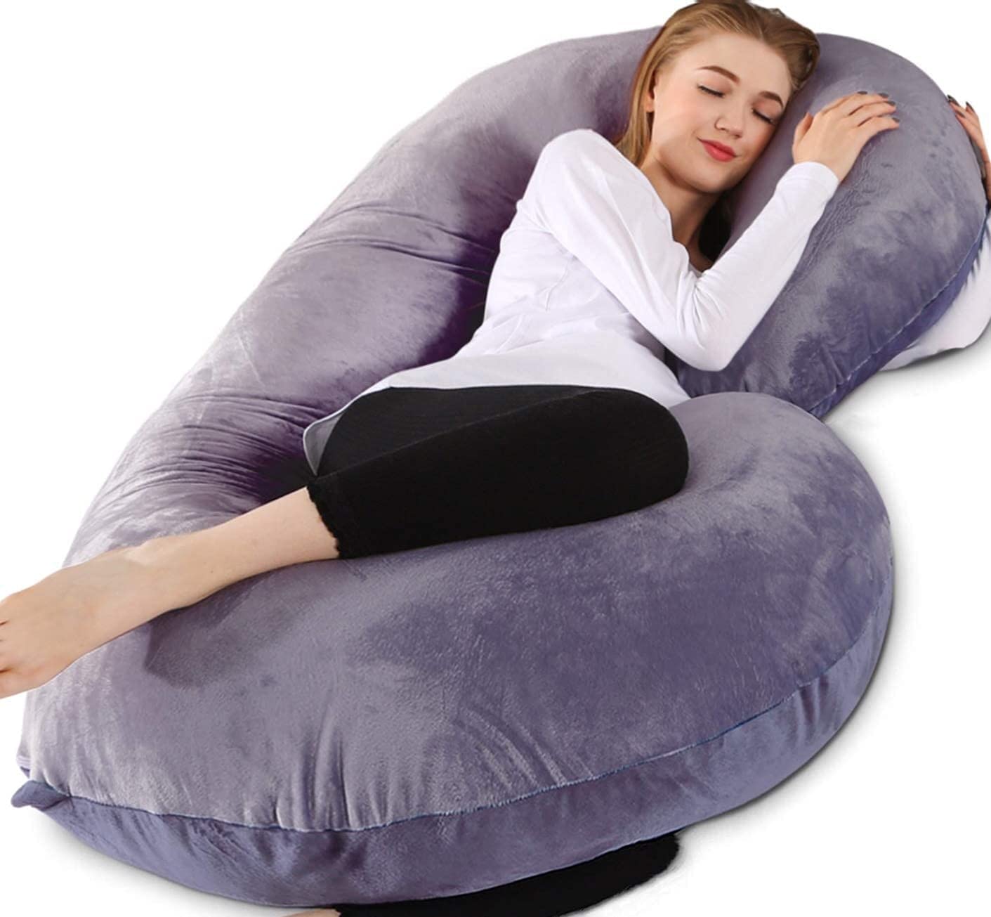 Chilling Home C Shaped Pregnancy Pillows, 55 Inch Maternity Pillow