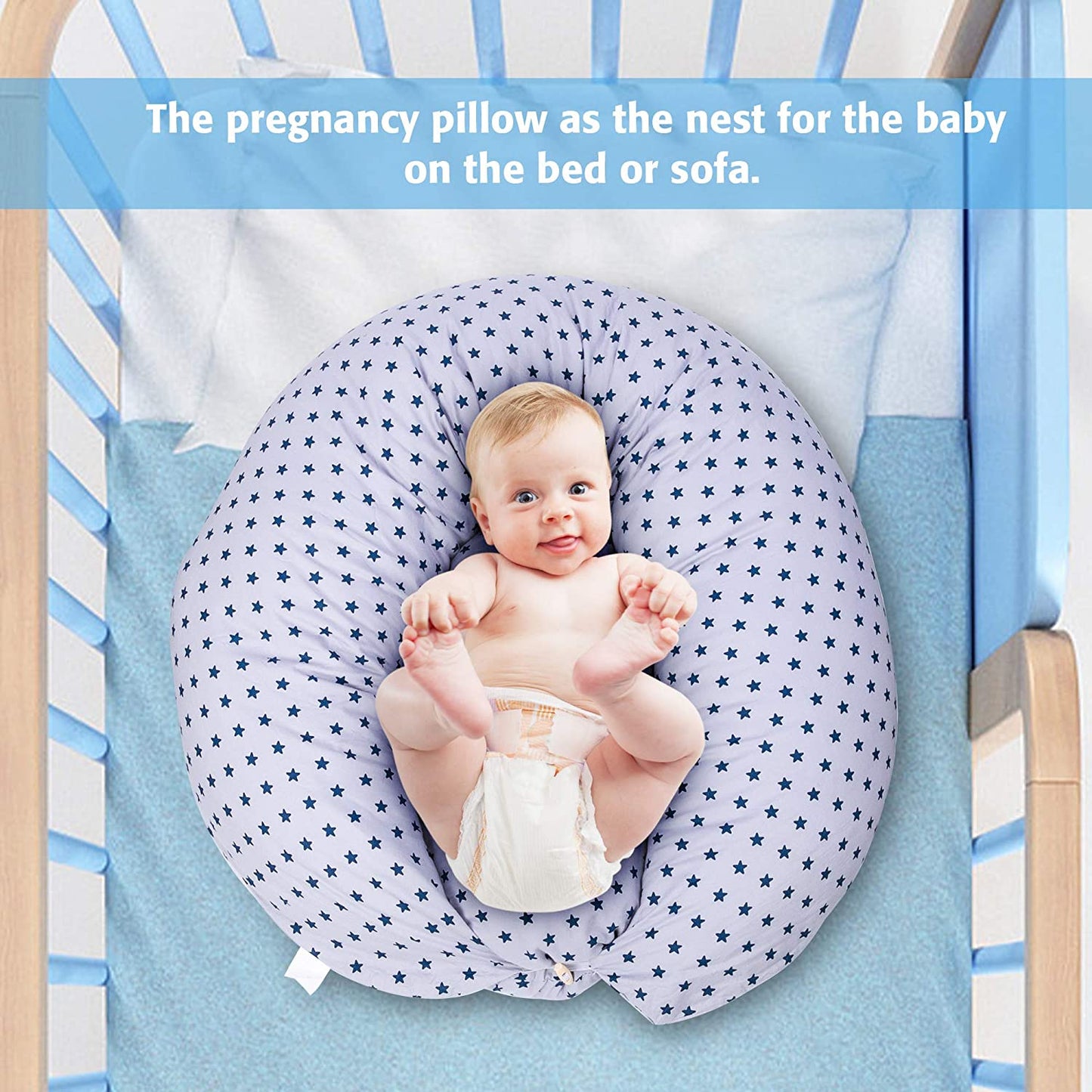 Chilling Home 2 in 1 Nursing Pillows for Breastfeeding & Pregnancy Pillows