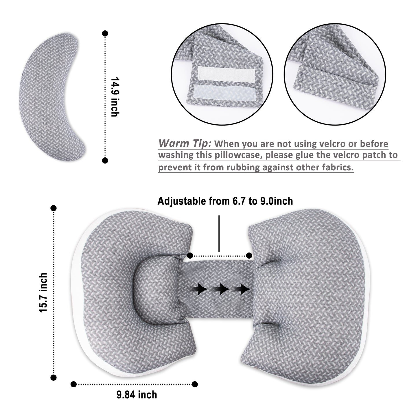 Chilling Home Pregnancy Pillow, Maternity Pillow for Pregnant Women, Pregnancy Pillows for Sleeping Portable, Pregnancy Wedge Pillow, Body Pillow Support for Back, Belly, Waist,